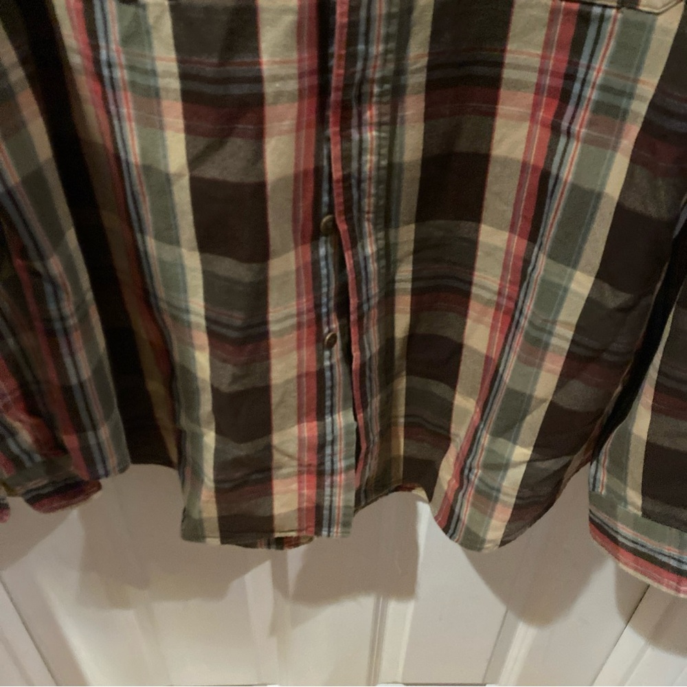 Polo Ralph Lauren Men's Shirt Plaid Button Up Long Sleeve Elbow Patch Size Large - Picture 5 of 12